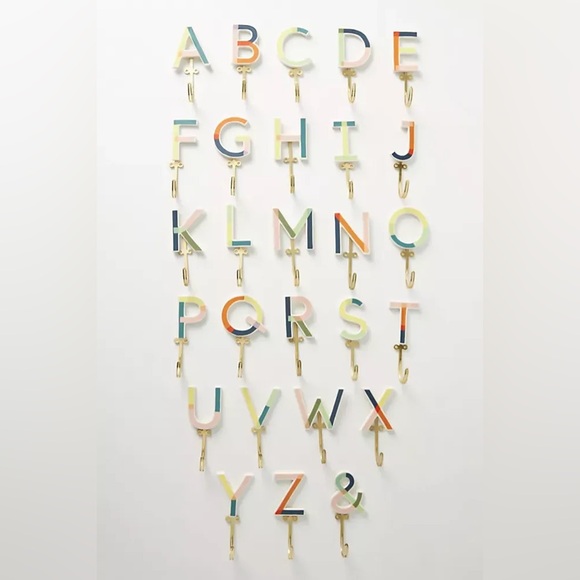 New🌟ANTHROPOLOGIE
Ceramic Monogram Hook-D - Picture 2 of 3